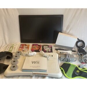 Nintendo Wii & Wii Fit Balance Board, Controllers, Games, & More!